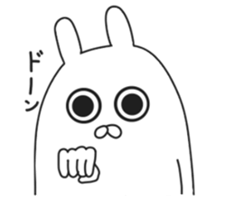 ordinary rabbit. sticker #7088959