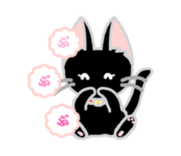 Black Cat's Nyan sticker #7089105