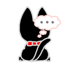 Black Cat's Nyan sticker #7089116