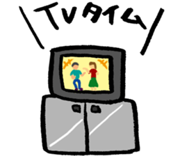 A Little Boy  Sticker sticker #7089224