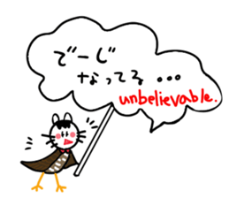 White cat and White fruit from Okinawa. sticker #7089519