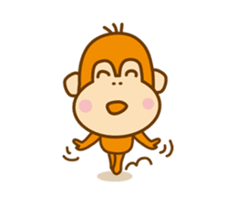 Orangutan "colon-chan" ver.2 sticker #7089520