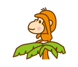 Orangutan "colon-chan" ver.2 sticker #7089527