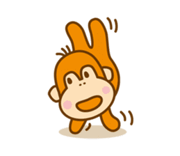 Orangutan "colon-chan" ver.2 sticker #7089534