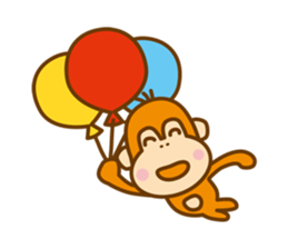 Orangutan "colon-chan" ver.2 sticker #7089536
