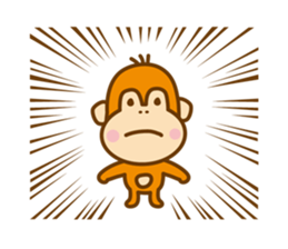 Orangutan "colon-chan" ver.2 sticker #7089537