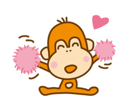 Orangutan "colon-chan" ver.2 sticker #7089544