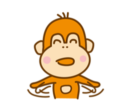 Orangutan "colon-chan" ver.2 sticker #7089546