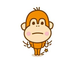 Orangutan "colon-chan" ver.2 sticker #7089552