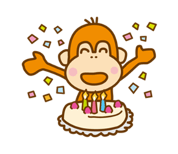 Orangutan "colon-chan" ver.2 sticker #7089555