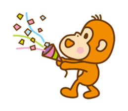 Orangutan "colon-chan" ver.2 sticker #7089556
