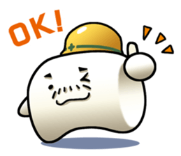 Working Marshmallow Daddy sticker #7089680