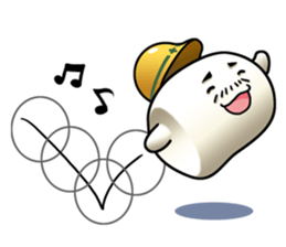 Working Marshmallow Daddy sticker #7089683