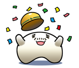 Working Marshmallow Daddy sticker #7089684