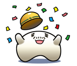 Working Marshmallow Daddy sticker #7089684