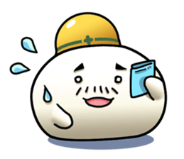 Working Marshmallow Daddy sticker #7089686