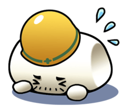 Working Marshmallow Daddy sticker #7089687