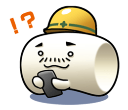 Working Marshmallow Daddy sticker #7089688