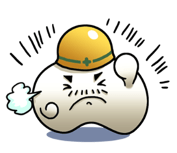 Working Marshmallow Daddy sticker #7089691