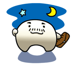 Working Marshmallow Daddy sticker #7089703