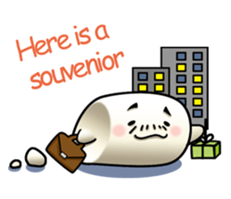 Working Marshmallow Daddy sticker #7089709