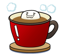 Working Marshmallow Daddy sticker #7089715