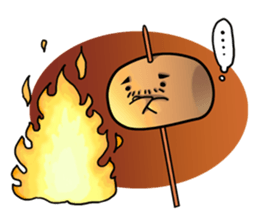 Working Marshmallow Daddy sticker #7089717