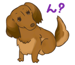 I Love Dachshund sticker #7089814