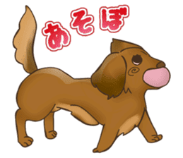 I Love Dachshund sticker #7089828