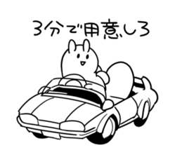 mokyu mokyu rabbit 2 sticker #7089849