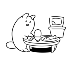 mokyu mokyu rabbit 2 sticker #7089852