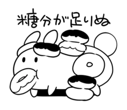 mokyu mokyu rabbit 2 sticker #7089864