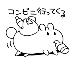 mokyu mokyu rabbit 2 sticker #7089867