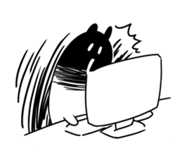 mokyu mokyu rabbit 2 sticker #7089870