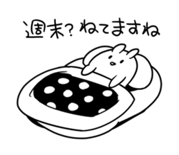 mokyu mokyu rabbit 2 sticker #7089875