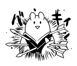 mokyu mokyu rabbit 2 sticker #7089878