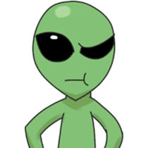 Max The Alien sticker #7089897