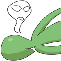 Max The Alien sticker #7089900