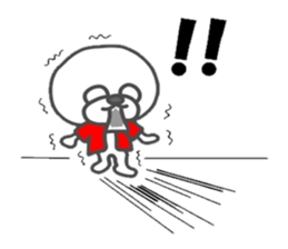 because I love you white sticker #7090217