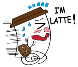 Koffie sticker #7090493