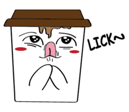 Koffie sticker #7090495
