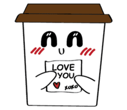 Koffie sticker #7090496