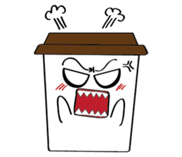Koffie sticker #7090497