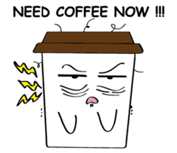 Koffie sticker #7090504