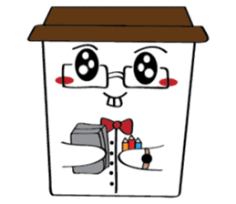 Koffie sticker #7090505