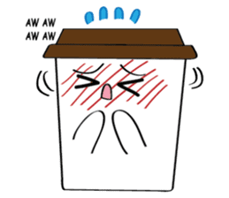 Koffie sticker #7090510