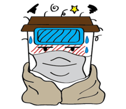 Koffie sticker #7090511