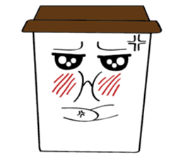 Koffie sticker #7090514