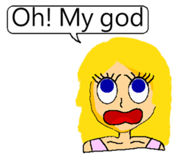 Hui and her little sister sticker #7090683