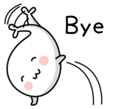 A sticker of a seal.@Summer(English) sticker #7090939